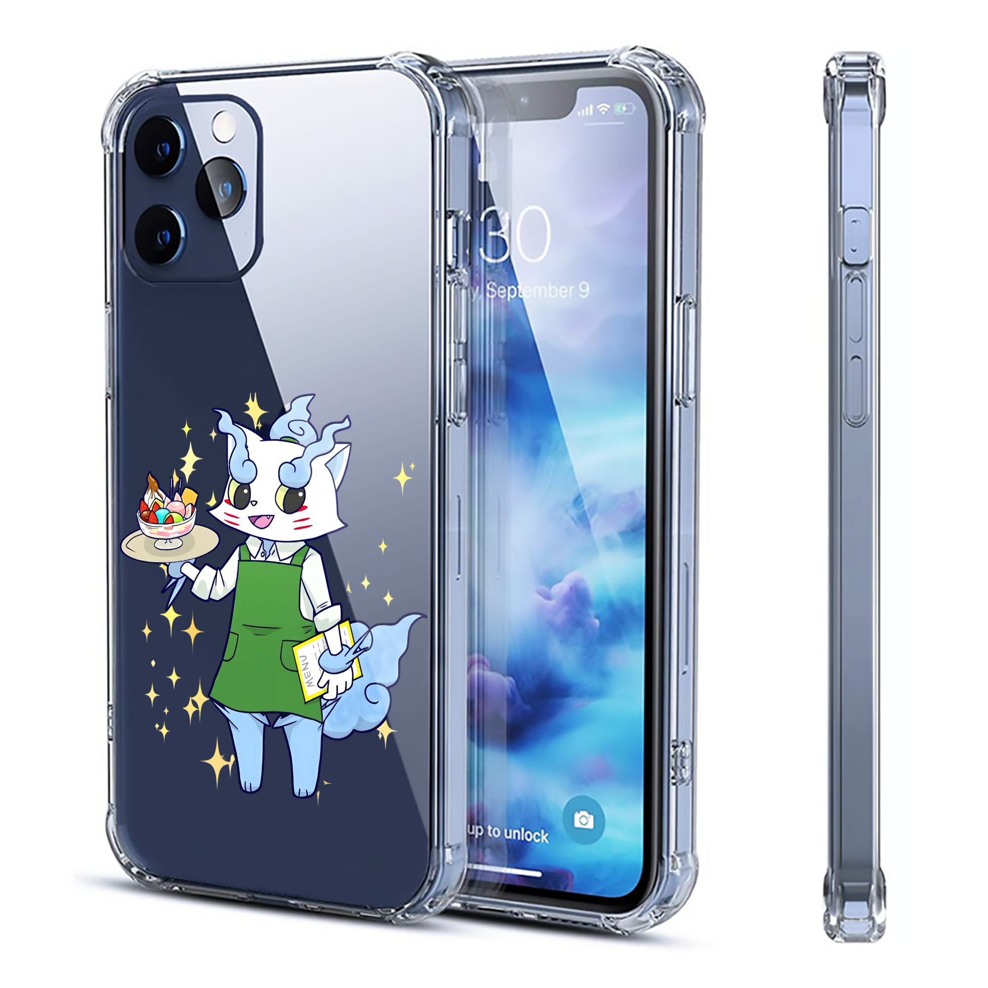 （画像用） 妖怪ウォッチ Yo-kai Watch 【iPhone 12シリーズ対応】透明スマホケース（クリアソフトケース）